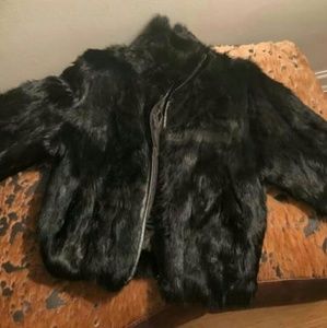 💯% Rabbit Fur Coat
